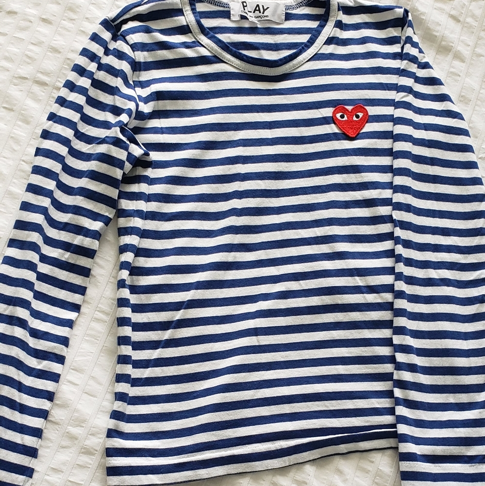 Comme De Garcons Play Long Sleeved Shirt